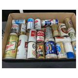 Vintage beer cans
