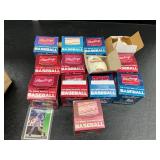 Baseballs with signatures and card