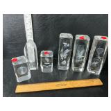 Crystal paper weights