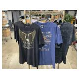 3 Harley shirts