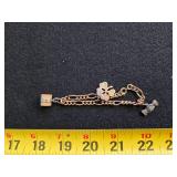 Bracelt with silver charms