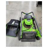 Greenworks mower no batteries