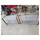Pair of shoe racks