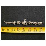 Sterling silver Noahs Ark bracelet