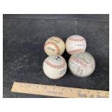 4 Baseballs