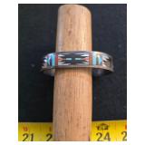 Native American Zuni Silver Bracelet