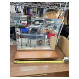 Mid century table mirror