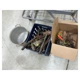 Pot and vintage tools