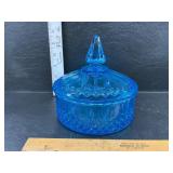 Carnival glass candy dish