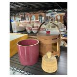 Butter press crock and other