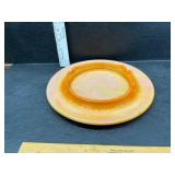 L E Smith orange ashtray