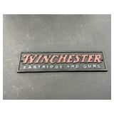 Cast iron Winchester sign