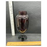 Amethyst glass vase