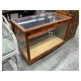 Cedar show case 50ï¿½ long 26ï¿½ deep 32ï¿½ high