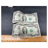 2 2 dollar bills