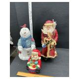Snowman and Santaï¿½s