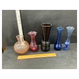 Vintage glass vases