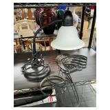 Lamp and baseball decor