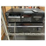 Sony receiver and tape deck