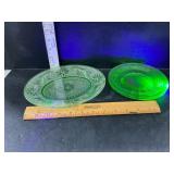 Uranium glass plates