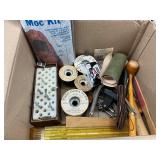 Leather working tools and leather