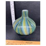 Hand blown glass vase
