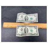 2 2 dollar bills