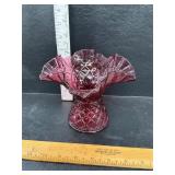 Vintage Kanawha glass vase