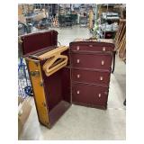 Vintage wardrobe trunk