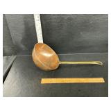 Copper and brass ladle