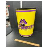ECU Pirates trash can