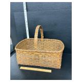 Vintage oak basket