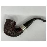 Carey magic inch with sterling band smoking pipe