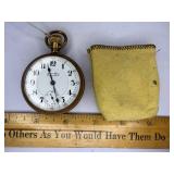 Bauer bris 17 jewel pocket watch running