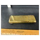 Vintage brass cigar case