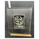 Wooden shadow box decor