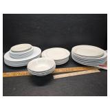 White plates