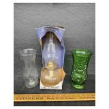 Oil lamp and vases