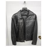 Roundtree York leather coat
