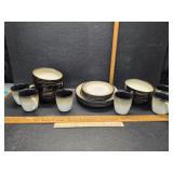 Sango Nova Black dishes 30 pieces