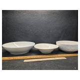 Large white bowls