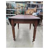 Antique chestnut table 42 by 28 by 29