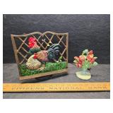 Cast iron cookbook stand and book end