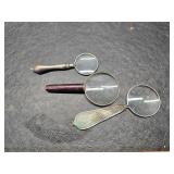 Vintage magnifying glass