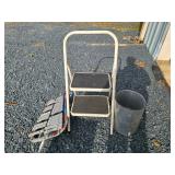 Step stool metal Lyra