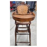 Antique Rocking High Metamorphic Chair