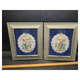 Porcelain wall plaques