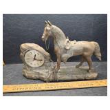 Mantle clock glass is missing