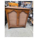 Record cabinet with speaker 30*18*33 tall