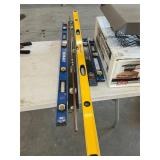 Levels and copper pipe